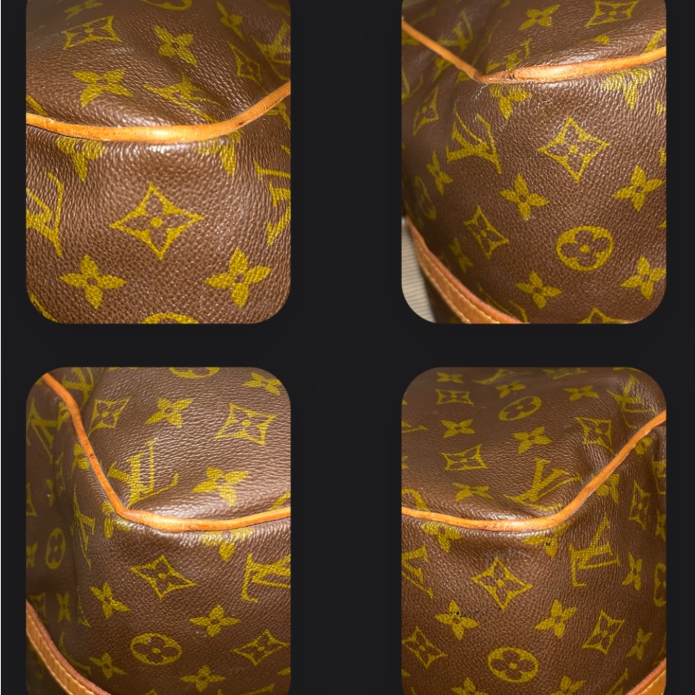 💯Authentic Louis Vuitton VINTAGE Monogram Sac Souple 35 Travel Bag - Picture 11 of 17